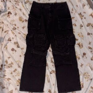 Black Cargo Pants